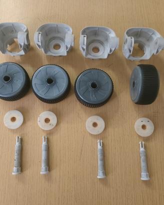 Ruote ricambio pulitore piscina Intex 
