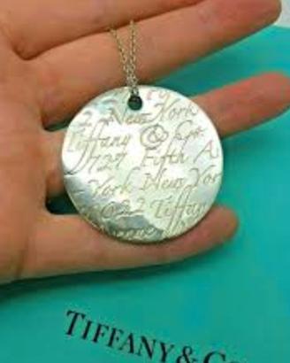 ciondolo Tiffany originale in argento