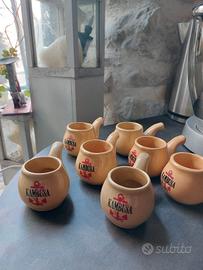 ⚓ Set 7 Bicchierini Vintage "Kambusa Bonomelli"