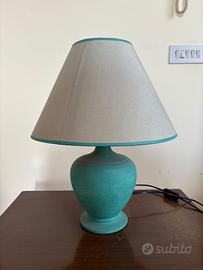 Lampada turchese vintage