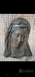 Madonna in peltro e piombo kg 2.700