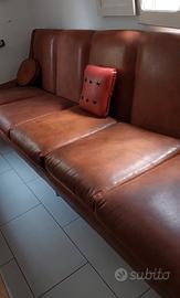 Divano e set poltrone in pelle