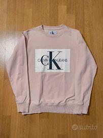 Felpa Calvin Klein Rosa - Tg. M + T-Shirt - Tg. L