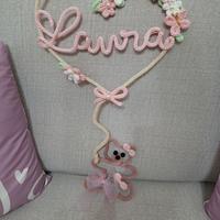 Fiocco nascita personalizzato tricotin