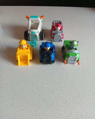 Lotto 5 veicoli Paw Patrol Ultimate Rescue 