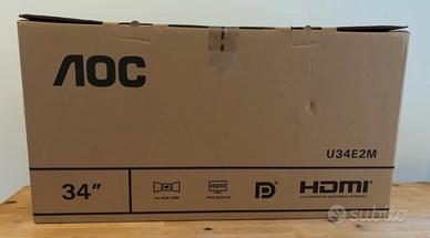 Monitor WQHD da 34 pollici 100Hz