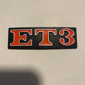 Targhetta logo ET3 vespa primavera conservato