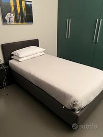 Letto Letto Flou una piazza