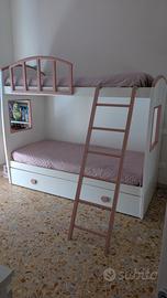 Letto a castello bambina di alta gamma (fino a 3 p