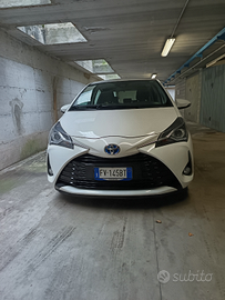 Toyota Yaris Hybrid bianca