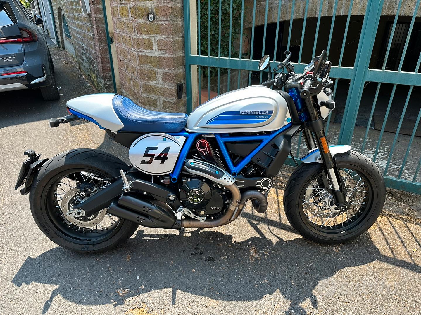 ducati scrambler silver ice