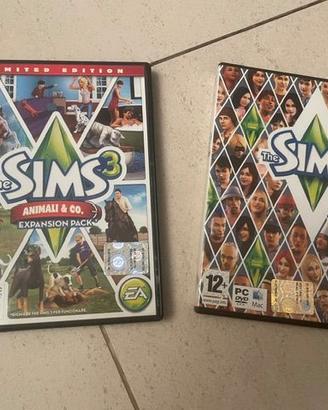 GIOCHI PC THE SIMS 3 + EXPANSION PACK ANIMALI&CO