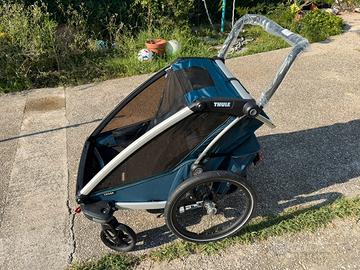Chariot Cross 2 double rimorchio per bici bambini