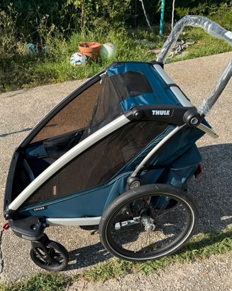 Chariot Cross 2 double rimorchio per bici bambini