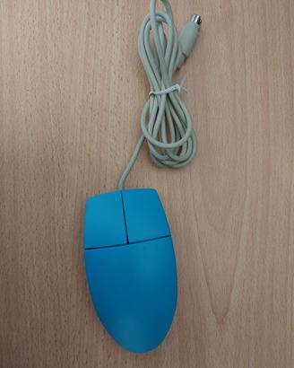 Mouse PS2 Azzurro per PC, usabile Amiga C64 Atari
