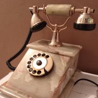 TELEFONO ANTICO IN MARMO