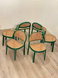 Set 6 Sedie Anni 70 “Pluto” Bonacina Vintage