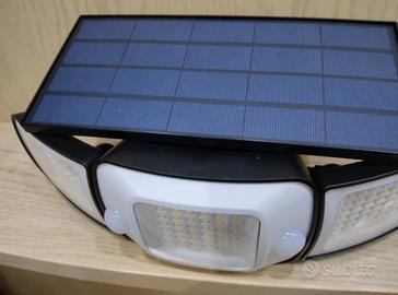 INTELAMP Faretto Led da Esterno Solare 6000mAh Far