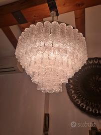 Lampadario stile Venini