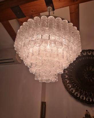 Lampadario stile Venini