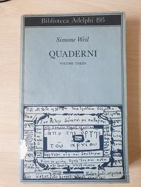 Quaderni vol. III Simone Weil Adelphi