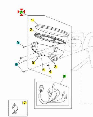 Cruscotto Aprilia Scarabeo 50 Ditech AP8244486