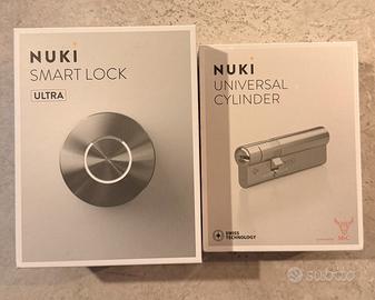 Nuki Smart Lock Ultra + Universal Cylinder NUOVO