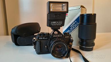 Yashica FX-3 super 2000 + Flash + Mc zoom 75/200