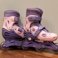 pattini per bambina in linea 2 in 1