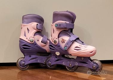 pattini per bambina in linea 2 in 1