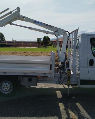 FIAT DUCATO MAXI CASSONE FISSO CON GRU - 2.3 MJ -1
