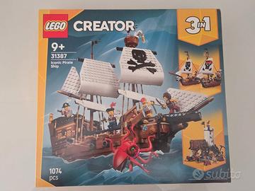 Set LEGO 31387 Creator  Iconica nave da pirata