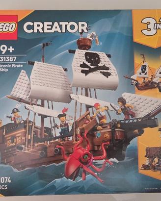 Set LEGO 31387 Creator  Iconica nave da pirata