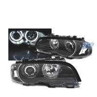 FARI BMW E46 COUPE CABRIO 99-03 ANGEL EYES LED NER
