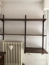 Libreria modulare a muro