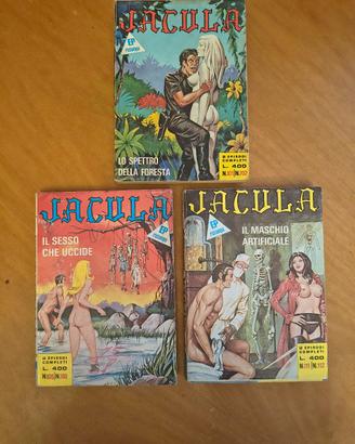 Lotto 3 Fumetti JACULA - Ristampa EP anni '70