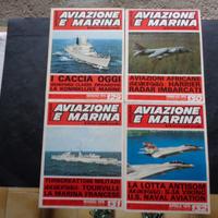 RIVISTA AVIAZIONE E MARINA 4-pezzi-1976[C1]