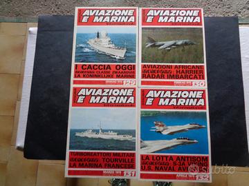 RIVISTA AVIAZIONE E MARINA 4-pezzi-1976[C1]