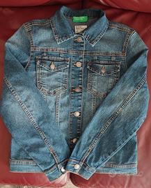 giubbino jeans Benetton bambina