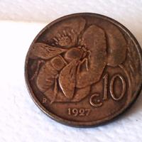 10 centesimi ape 1927