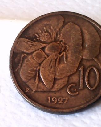 10 centesimi ape 1927