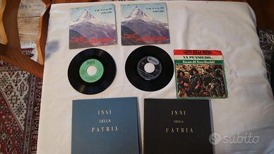 dischi 45 giri in vinile canti della patria