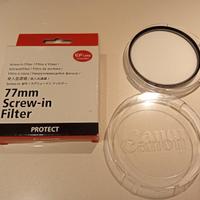 Canon protect 77mm + Kenko MC UV filtro 77