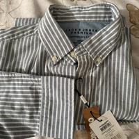 Camicia a righe grigio/celeste Jack&Jones