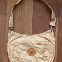 Borsa a spalla Superga in tessuto giallo - Nuova