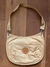 Borsa a spalla Superga in tessuto giallo - Nuova