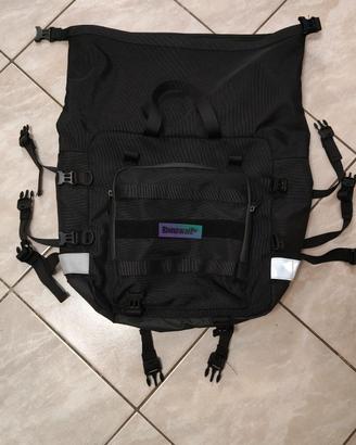 rhinowalk borsa moto impermeabile 20l