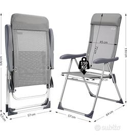 SEDIE + TAVOLO DA CAMPEGGIO