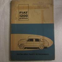 FIAT 1200 Granluce CATALOGO RICAMBI originale 1957