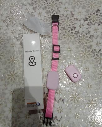 Nuovo , mai utilizzato collarino  GPS rosa.